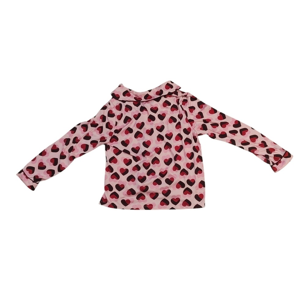 Kate Spade Multy Heart Pajama Set Pink Red Hearts Novelty Print Valentine Size M - Picture 5 of 8